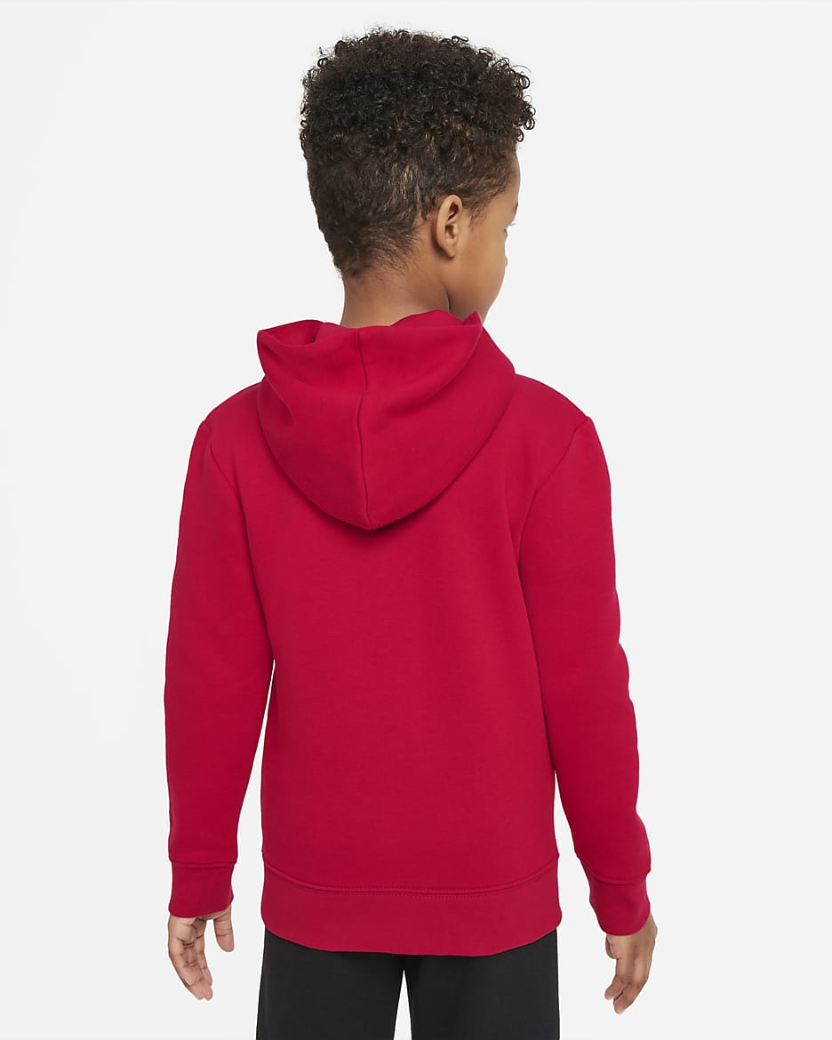 Nike red hoodie kids outlet